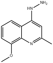 4-HYDRAZINO-8-METHOXY-2-METHYLQUINOLINE 结构式