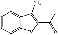 1-(3-AMINO-1-BENZOFURAN-2-YL)ETHANONE Structure