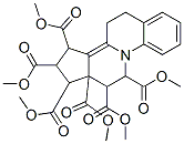 6,7,9,10,11,12-Hexahydrobenzo[f]cyclopenta[a]quinolizine-6,7,7a,8,9,10(8H)-hexacarboxylic acid hexamethyl ester 结构式