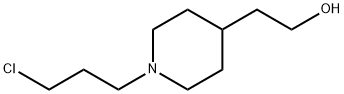 1-(3-CHLOROPROPYL)-4-PIPERIDINE ETHANOL Structure