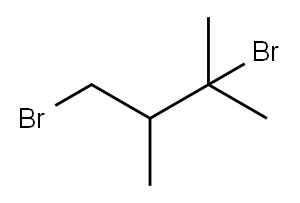 1,3-Dibromo-2,3-dimethylbutane Structure