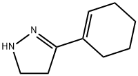 1H-Pyrazole,  3-(1-cyclohexen-1-yl)-4,5-dihydro- Structure