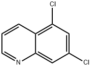 5,7-ジクロロキノリン 化学構造式