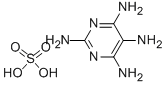 2,4,5,6-四氨基嘧啶硫酸盐, 49647-58-7, 结构式