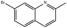 7-溴-2-甲基喹啉,4965-34-8,结构式