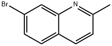 7-BROMO-2-METHYLQUINOLINE Structure