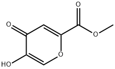 5-Hydroxy-4-oxo-4H-pyran-2-carboxylic acid methyl ester Structure