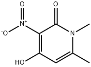 2(1H)-Pyridone,  4-hydroxy-1,6-dimethyl-3-nitro-  (7CI,8CI) Struktur
