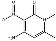2(1H)-Pyridone,  4-amino-1,6-dimethyl-3-nitro-  (7CI,8CI),4966-94-3,结构式