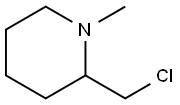 1-メチル-2-(クロロメチル)ピペリジン 化学構造式