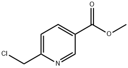 2-chloromethylpyridine-5-carboxylic acid methyl ester,49668-90-8,结构式