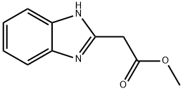 2-(1H-ベンゾ[D]イミダゾール-2-イル)酢酸メチル塩酸塩 化学構造式