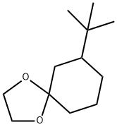 7-(1,1-dimethylethyl)-1,4-dioxaspiro[4.5]decane 结构式