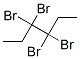 3,3,4,4-テトラブロモヘキサン 化学構造式