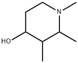 4-Piperidinol,1,2,3-trimethyl- Structure