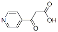 3-OXO-3-(4-PYRIDYL)PROPIONIC ACID 化学構造式