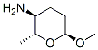 2H-Pyran-3-amine,tetrahydro-6-methoxy-2-methyl-,(2R,3S,6S)-(9CI) Structure