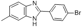 2-(4-BROMOPHENYL)-6-METHYL-1H-BENZIMIDAZOLE Structure