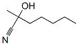 2-Hydroxy-2-methylheptanenitrile Struktur