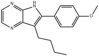 496864-15-4 7-丁基-6-(4-甲氧基苯基)-5H-吡咯并[2,3-B]吡嗪