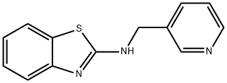 N-(pyridin-3-ylmethyl)-1,3-benzothiazol-2-amine,496872-67-4,结构式