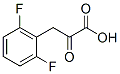 3-(2,6-二氟苯基)-2-氧代丙酸, 496913-15-6, 结构式