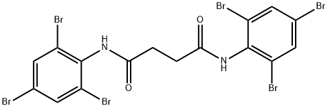 N,N'-Bis(2,4,6-tribromophenyl)succinamide 结构式
