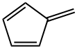 1-メチレン-2,4-シクロペンタジエン 化学構造式