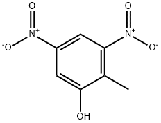 3,5-DINITRO-ORTHO-CRESOL Struktur