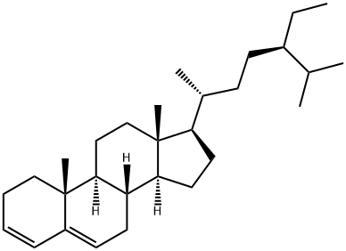 (24R)-METHYLCHOLESTA-3,5-DIENE AND (24R)-ETHYLCHOLESTA-3,5-DIENE, 4970-37-0, 结构式