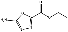 5-氨基-1,3,4-氧二唑-2-甲酸乙酯, 4970-53-0, 结构式