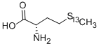 L-蛋氨酸-甲基-13C1 结构式