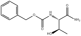 [(1R,2S)-1-(アミノカルボニル)-2-ヒドロキシプロピル]カルバミド酸ベンジル 化学構造式