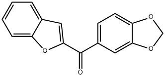 Benzo[1,3]dioxol-5-yl-benzofuran-2-yl-methanone Structure