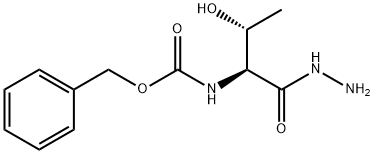 ((2S,3R)-1-肼基-3-羟基-1-氧代丁-2-基)氨基甲酸苄酯, 49706-30-1, 结构式