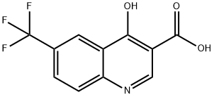 4-羟基-6-三氟甲基-3-喹啉甲酸, 49713-47-5, 结构式