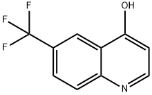 4ヒドロキシ6トリフルオロメチルキノリン 化学構造式