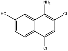 8-amino-5,7-dichloronaphthalen-2-ol Struktur