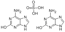 6-AMINO-2-HYDROXYPURINE Structure