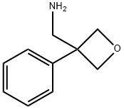 (3-フェニルオキセタン-3-イル)メタンアミン 化学構造式