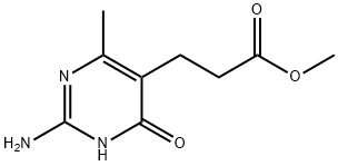 METHYL 3-(2-AMINO-4-HYDROXY-6-METHYLPYRIMIDIN-5-YL)PROPANOATE Structure