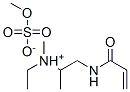 ethylmethyl[[[(1-oxoallyl)amino]methyl]ethyl]ammonium methyl sulphate Structure