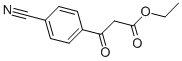 3-(4-CYANO-PHENYL)-3-OXO-PROPIONIC ACID ETHYL ESTER Struktur