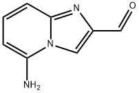 IMidazo[1,2-a]pyridine-2-carboxaldehyde, 5-aMino- Structure