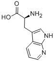 1H-Pyrrolo[2,3-b]pyridine-3-propanoic acid, a-amino-, (aS)- Struktur