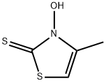 3-HYDROXY-4-METHYL-2(3H)-THIAZOLETHIONE Struktur