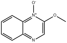Quinoxaline,  2-methoxy-,  1-oxide 化学構造式