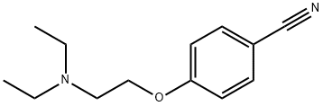 4-[2-(二乙氨基)乙氧基]苄腈 结构式