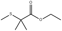 2-メチル-2-(メチルチオ)プロピオン酸エチル 化学構造式