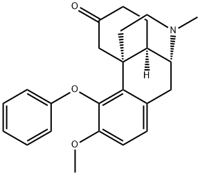 4-Phenoxy-6-oxo-levoMethorphan 结构式